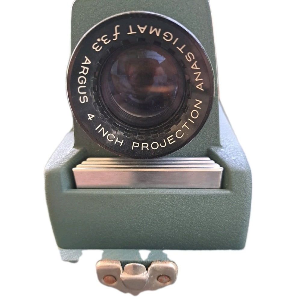 Vintage Argus 300 Projector Model lll Series with Manual in Original Box - Picture 4 of 8